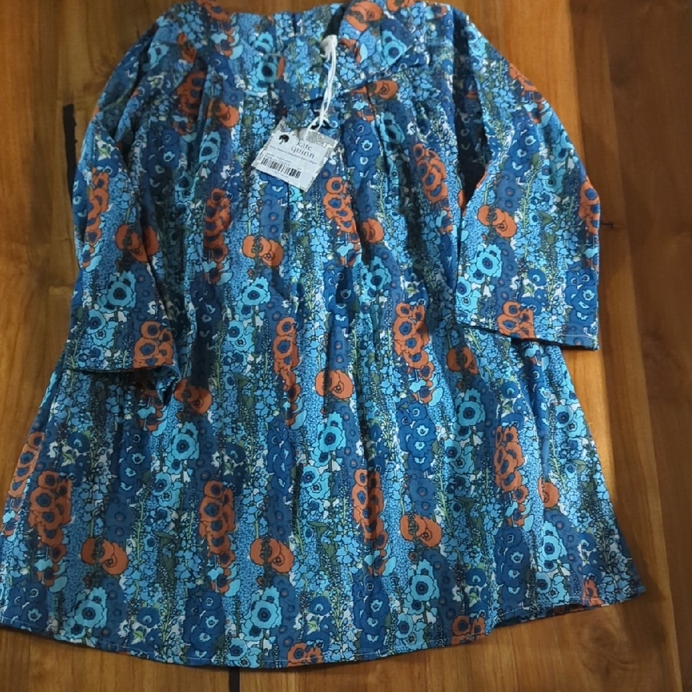 Long Sleeve Pleated Bow Dress